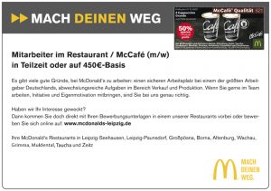 McDonalds Leipzig Coupon 2020